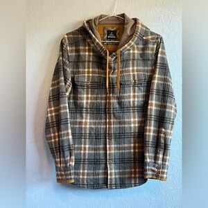 prAna Asgard flannel shirt jacket, Men’s Size M